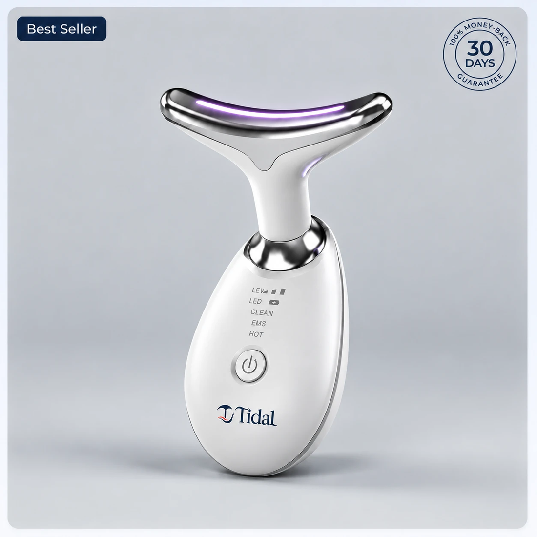 Tidal Depuff Wand in white, LED lit